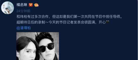 杨丞琳潘玮柏合影什么样具体怎么回事