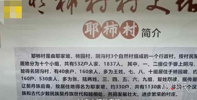 坚信自己是契丹后裔？陕西一村上千人姓耶律 村民还不许唱《杨家将》