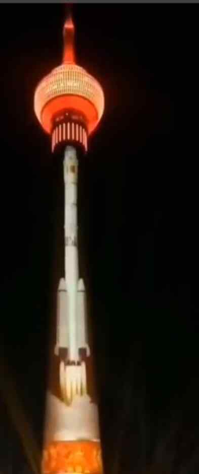 中央电视塔变成火箭了 为什么会变成火箭