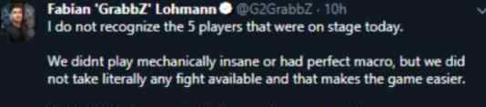 G2赢GRF 赢世界赛开门红G2是什么什么赛事