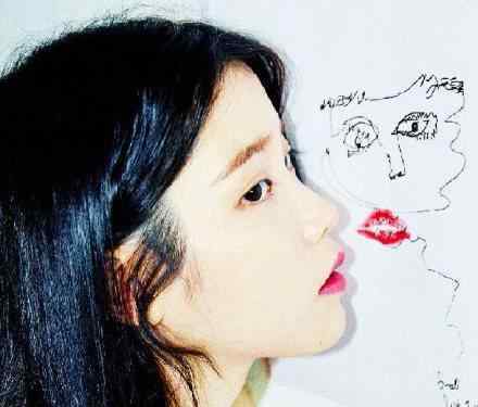 iu  上传雪莉画作 表达对好友的思念