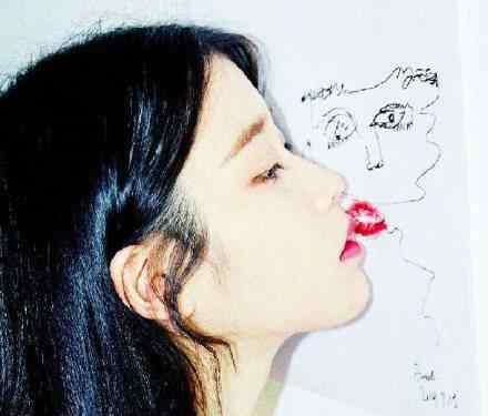 iu  上传雪莉画作 表达对好友的思念