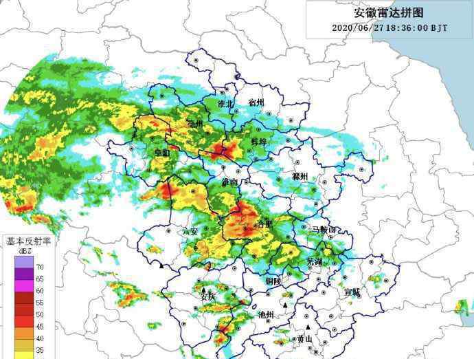 合肥暴雨 合肥市气象台发布暴雨红色预警信号