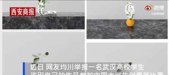 武汉高校学生疑盗清华美术生作品参赛 校方回应