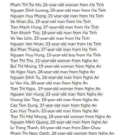 英国死亡货车名单公布?39名遇难者全是越南人?