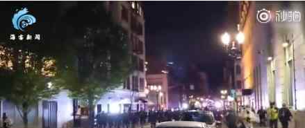 美大批军车进驻波特兰平乱 场面十分骇人