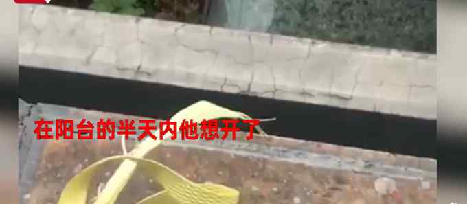 男子欲跳楼轻生 担心砸到人决定在20楼上吊 最终因善良“想开了”