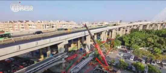 广州在建洛溪大桥人行桥垮塌 什么原因现场什么情况