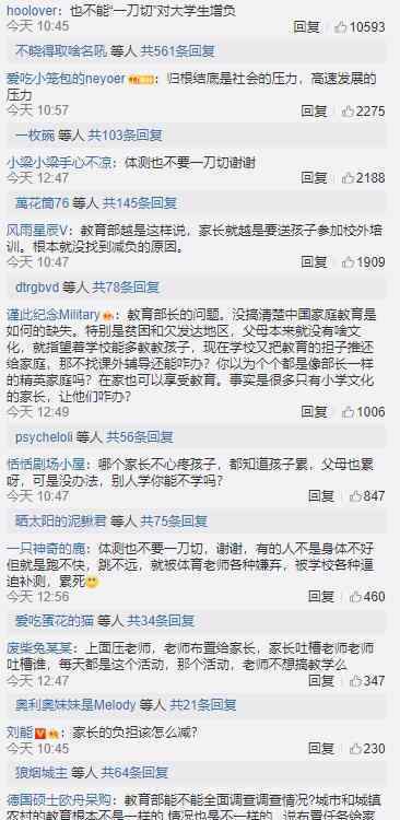 教育部 不能搞一刀切减负 应该如何减负