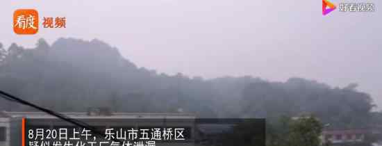 官方通报四川乐山疑似化工厂泄漏 具体什么原因