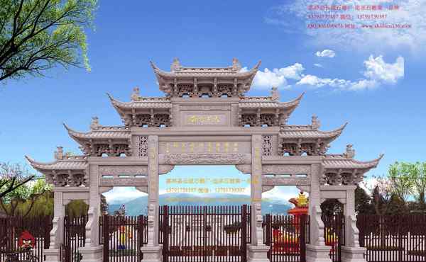牌坊 门楼牌坊制作的五大要点是什么