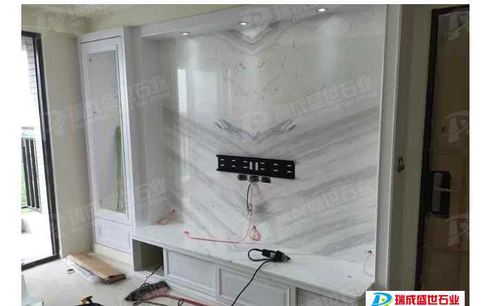 电视背景墙图片 超全爵士白电视背景墙图片_白色大理石背景墙
