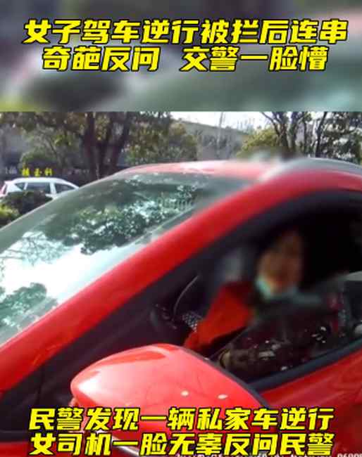 “不让就倒回去”？司机逆行被拦反问交警啥意思 网友吐槽：科一咋过的