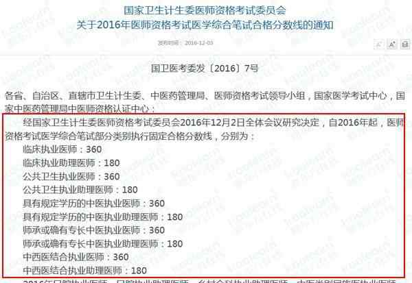 卫生部医学考试中心 2018年口腔医考：成绩查询/分数线及证书领取
