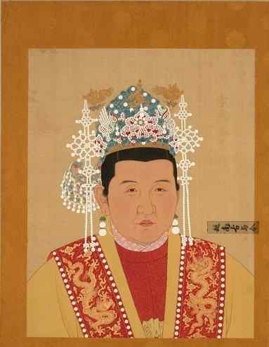 大脚马皇后 实拍故宫明朝皇后画像：图一是大脚马皇后，图七是史上最幸福皇后文章配图