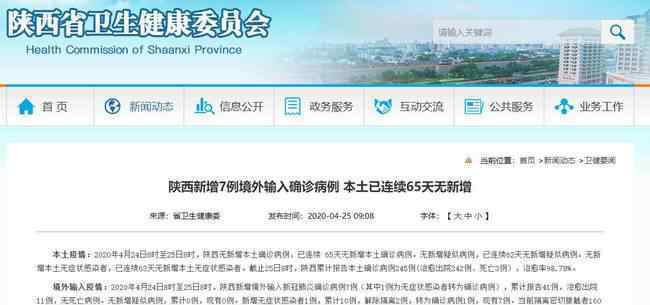陕西新增7例境外输入确诊病例 对此大家怎么看？