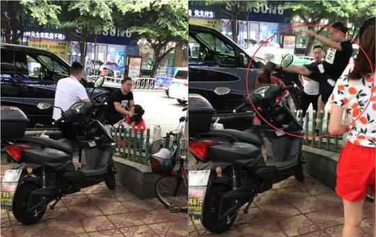 男司机暴打女环卫工 抓着脖子使劲拳打脚踢