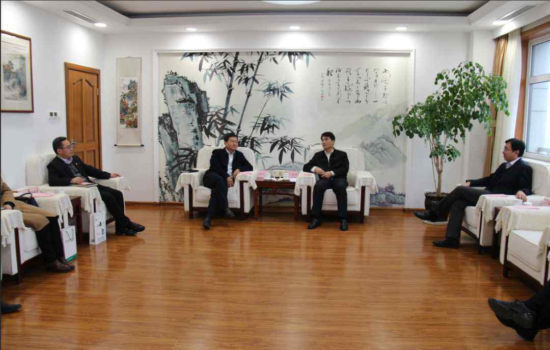 东营市农业银行 苟增杰 田兵兵会见农业银行东营分行行长刘明鹤一行