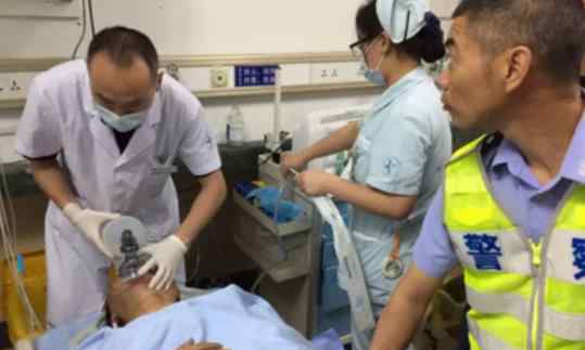 浙江交警加班被撞昏迷 她来到医院协助救治丈夫