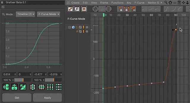 fixer 插件下载 | C4D动画曲线编辑辅助 - Grafixer