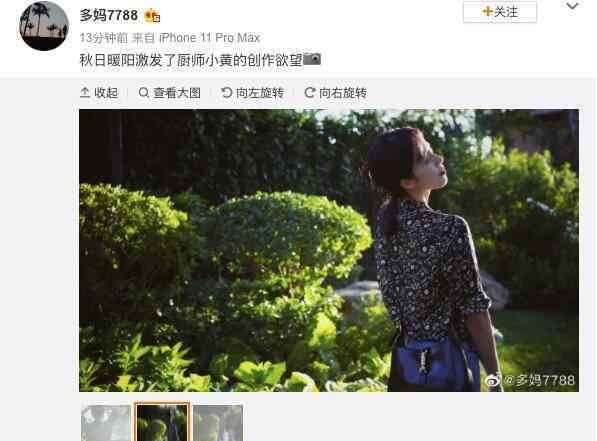 黄磊拍的孙莉太美了 网友直呼多妈的气质绝了