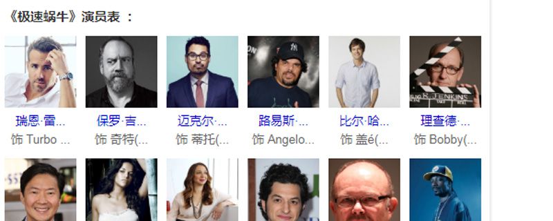 极速蜗牛的演员