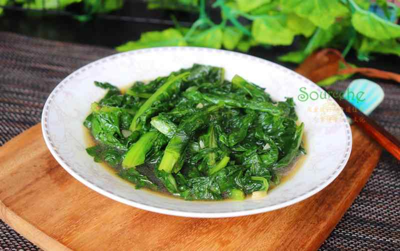 蚝油油麦菜的做法 问了大厨才知道，炒油麦菜很多人少放了一味调料，怪不得味不对！文章配图