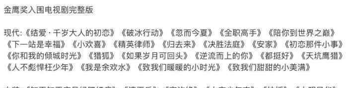 2019导协表彰大会提名名单 千玺胡歌周冬雨白百何等入围