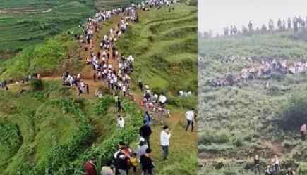 贵州大山深处连续多日传出诡异怪声 场面神奇引万人围观