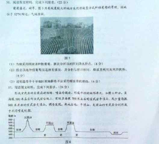刘昊然发文邀爬山什么梗，今年高考地理现平顶山难题