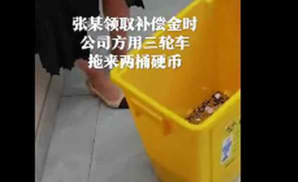 6000元离职赔偿金全是硬币 过程真相详细揭秘！