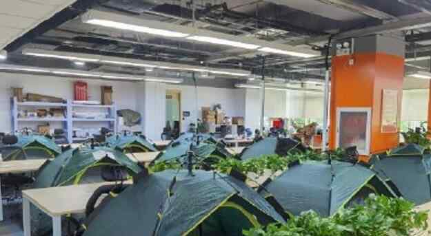 北京一互联网公司被曝工位旁支帐篷 996变为007怎么回事