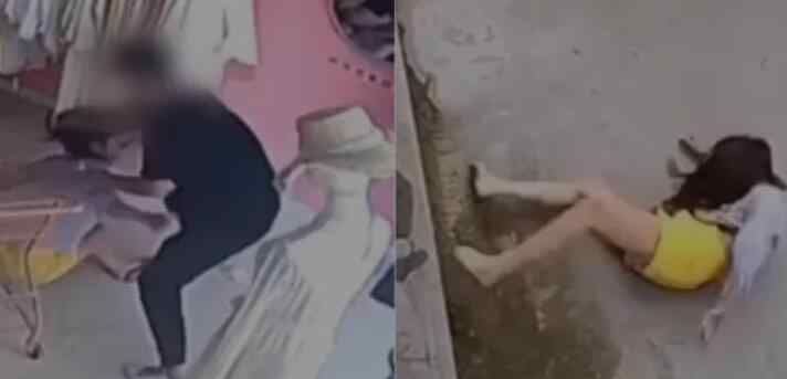 妻子不堪丈夫暴打为逃生跳楼摔成瘫痪 监控拍下揪心全程