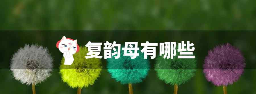 复韵母有哪些