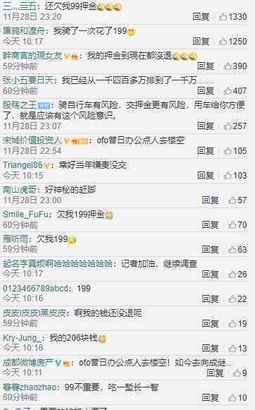 ofo昔日办公点人去楼空 ofo押金还能不能退?