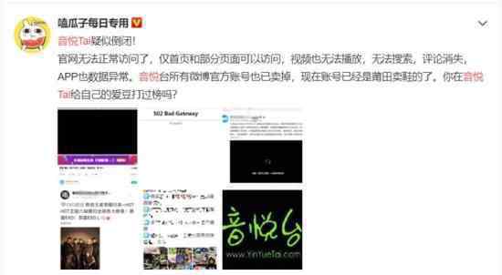 音悦Tai疑似倒闭是怎么回事音悦Tai是干啥的