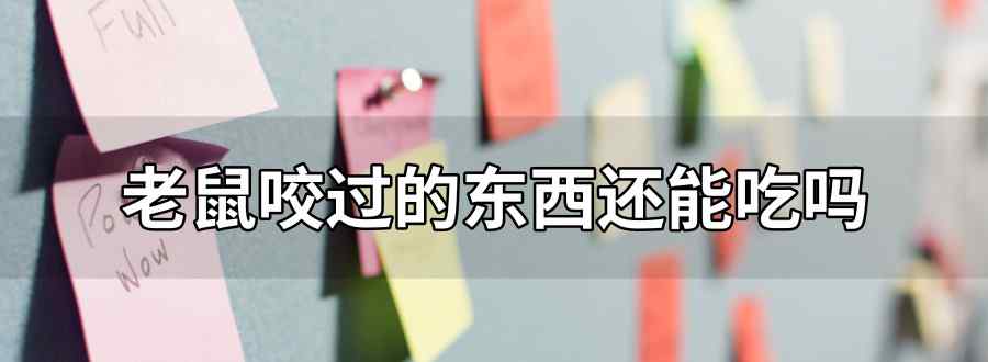 老鼠咬过的东西还能吃吗