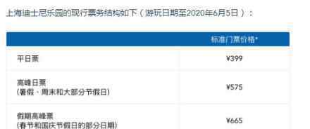 上海迪士尼调整票价 现在票价多少怎么调整的