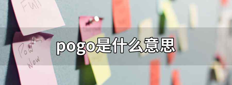 pogo是什么意思