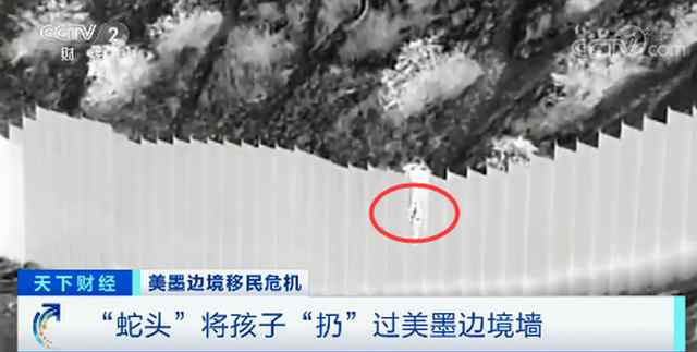 蛇头将孩子扔过美墨约4米高边境墙 具体是啥情况?
