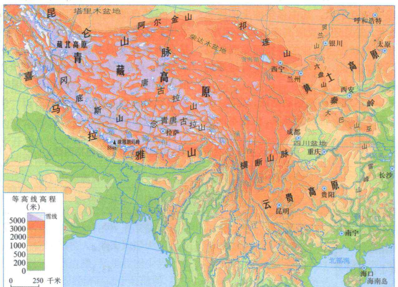 什么三什么四 中国四大高原是哪四个，其中一个继南极、北极，称为世界第三极