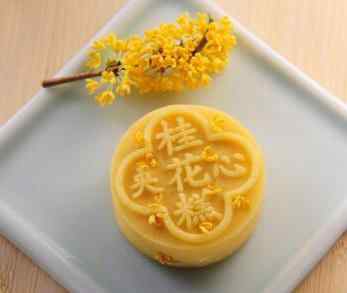 水晶桂花糕 自制水晶桂花糕的做法。。