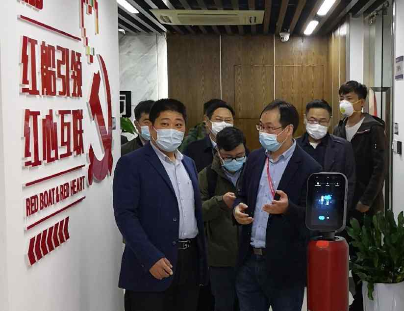 安徽商务厅 安徽省商务厅、省委组织部莅临力瀚科技调研指导