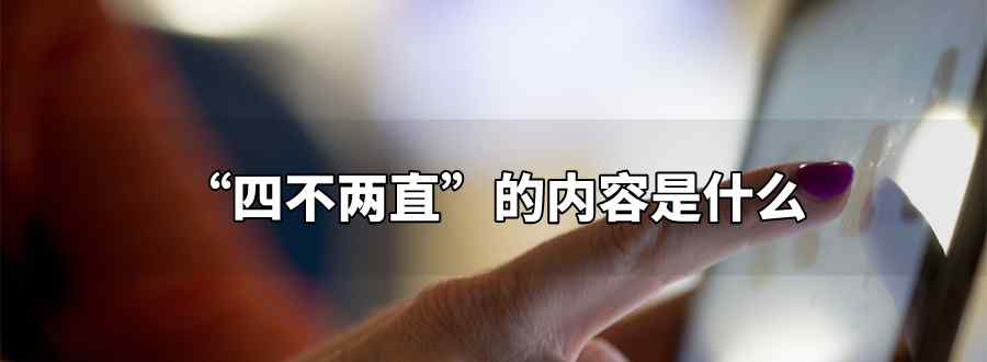 四不两直的内容是什么
