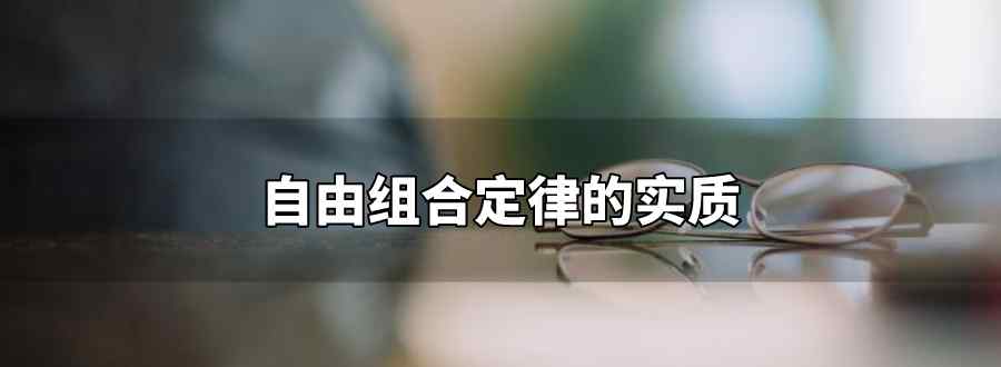 自由组合定律的实质