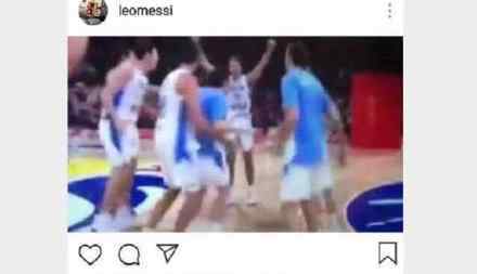 梅西为阿根廷男篮加油 梅西说了什么什么情况