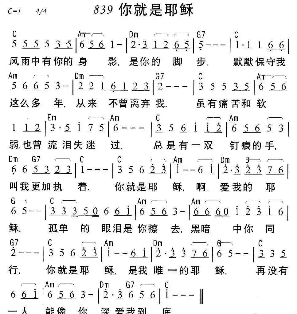 你就是耶稣 赞美诗丨你就是耶稣