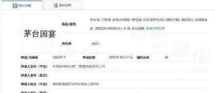 茅台国宴商标被驳回 茅台国宴商标为何被驳回原因是