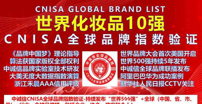 化妆品排行榜柏莱雅 中诚信全球榜-发布“世界化妆品10强”排行榜2020，珀莱雅上榜