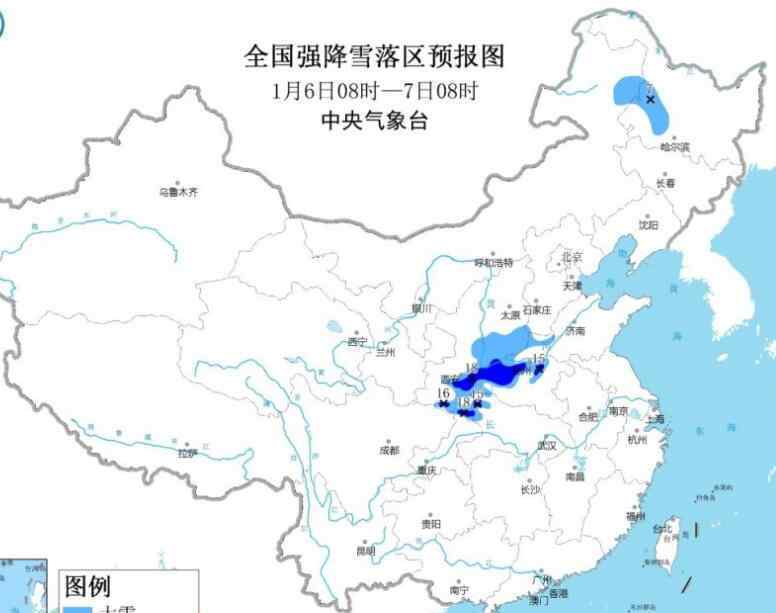 暴雪蓝色预警继续发布 湖北西北部等地有大雪